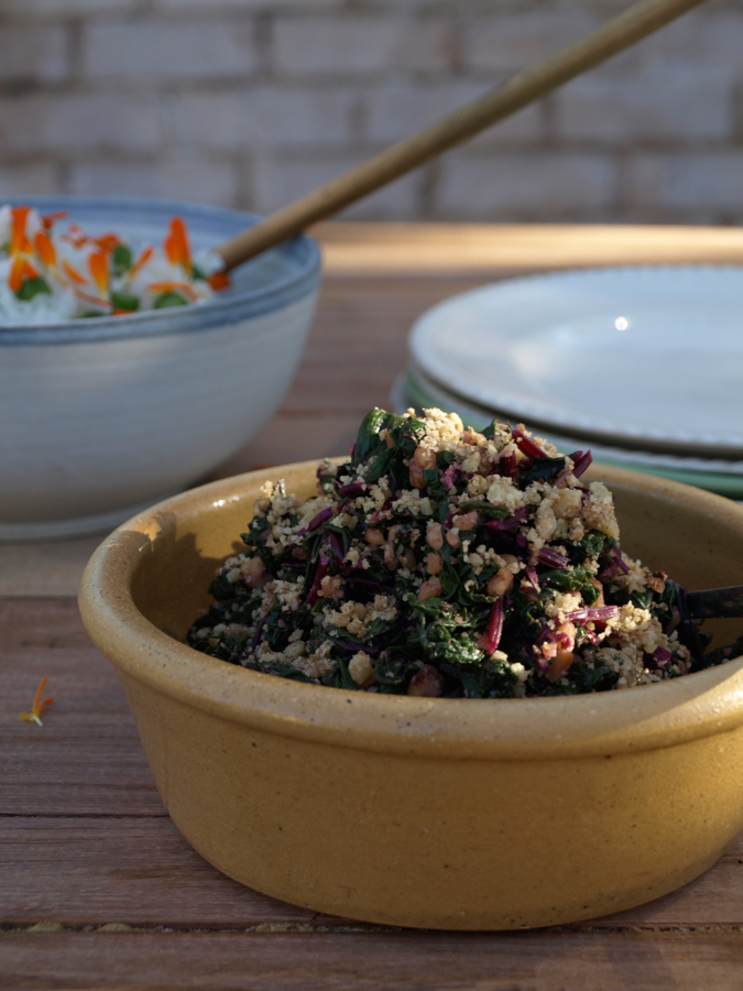 Japanese greens and walnut salad The Fruitful Kitchen