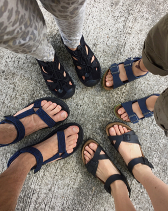 Travel sandals!